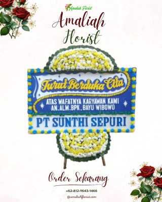 Papan Bunga Duka di Kelumpang Tengah