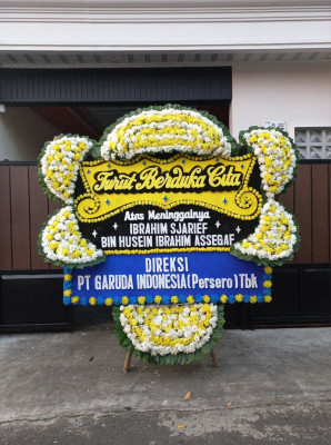 Papan Bunga Duka di Kelumpang Tengah